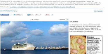 Publicación de Yahoo! Noticias España del martes 13 de enero de 2015