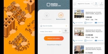 Encuentra tu espacio ideal en la app de Metrocuadrado.com