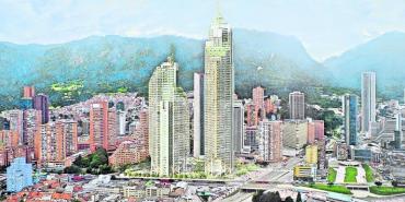 Atrio, en Bogotá, espacio público de gran altura