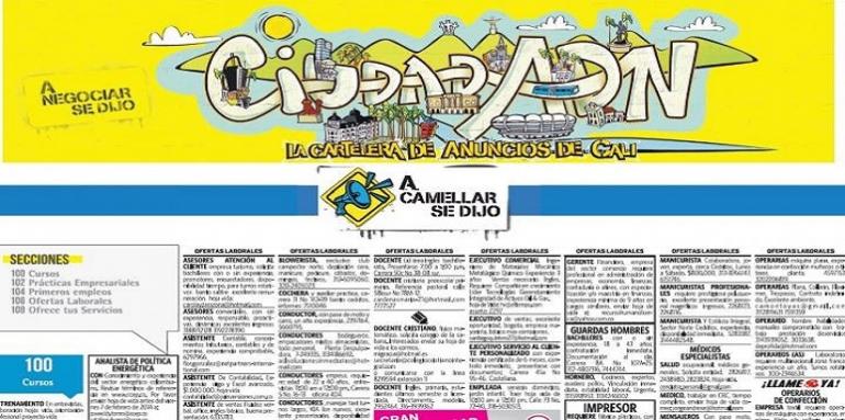 La nueva cartelera de anuncios clasificados Ciudad ADN ya está en Bogora, Barranquilla y Cali 