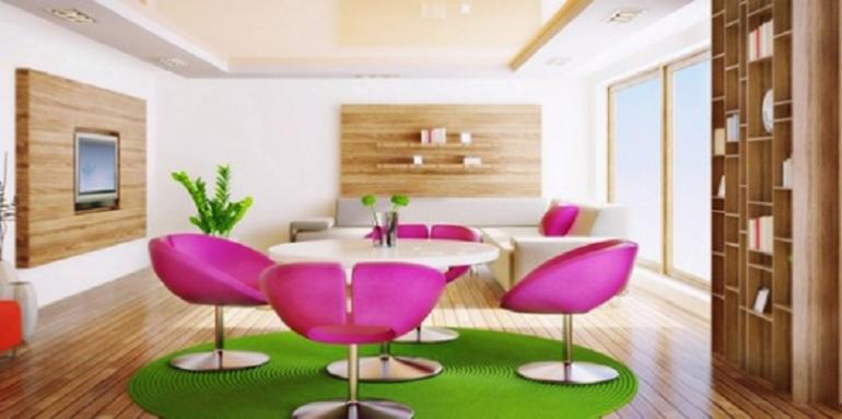 Casa modular decoración interior