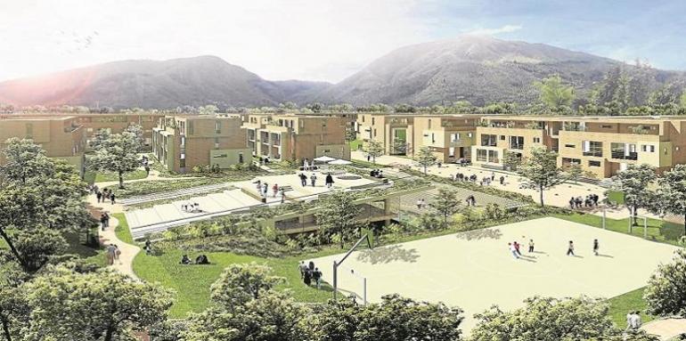 El concepto de apartacasas ofrece un apartamento con los atributos de una vivienda unifamiliar. 