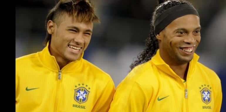 Neymar y Ronaldinho