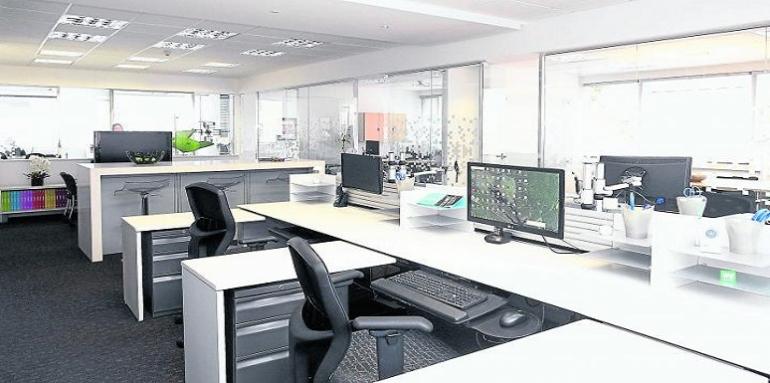 Más circulación del aire y mejor iluminación, algunas ventajas que ofrecen las oficinas abiertas. Oficinas de Figamma