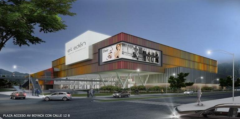 Render Centro Comercial El Edén