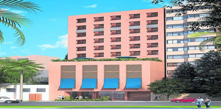 El hotel está ubicado en el sector Cabecera del Llano, a 25 minutos del aeropuerto Internacional de Palo Negro