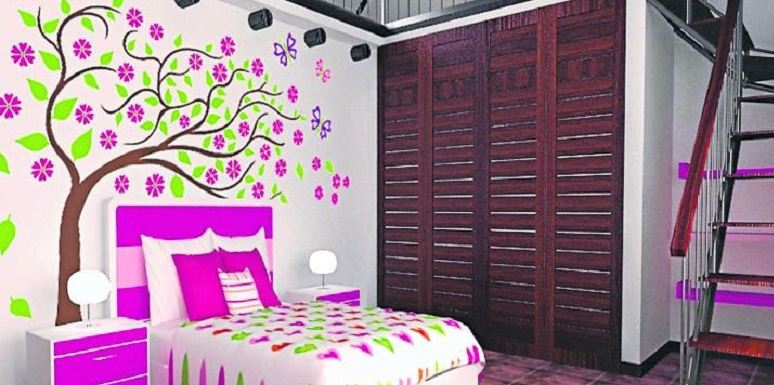 Propuesta de Carolina Vargas, en la que el color se integra perfectamente con el diseño.