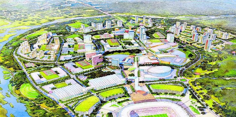 Ciudad de copa proyecto de Manuel Sanchéz leyenda: Proyecto realizado por Aecom en Recife Brasil para el 2014. 
