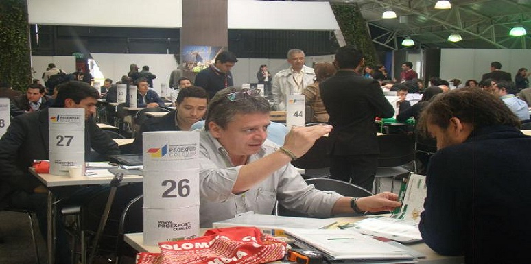 Participaron 158 compradores que generaron 1.772 citas que sostuvieron con 260 expositores y empresarios colombianos