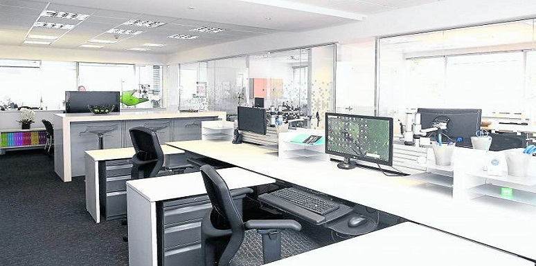 Más circulación del aire y mejor iluminación, algunas ventajas que ofrecen las oficinas abiertas. Oficinas de Figamma