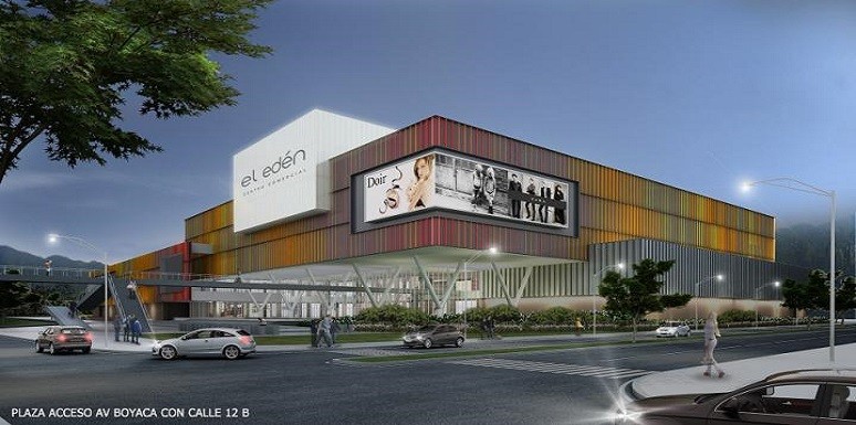 Render Centro Comercial El Edén
