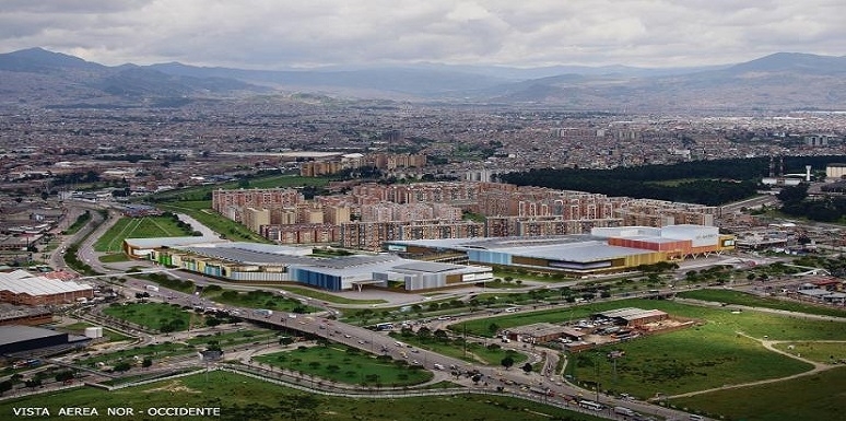 Vista aérea occidente Bogotá